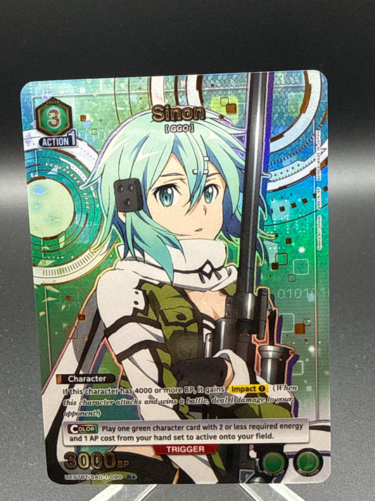 Union Arena TCG: Sinon (090) (R*) UE07BT: Sword Art Online