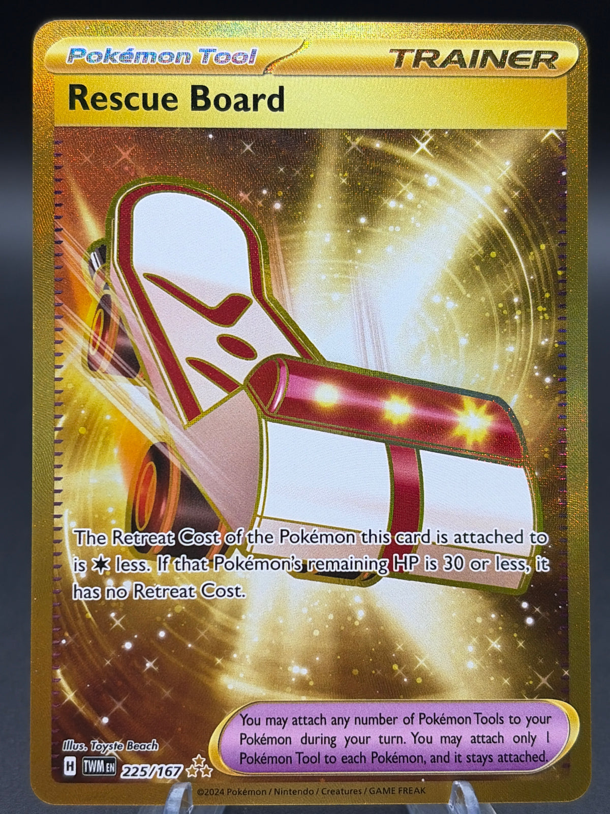 Pokémon TCG: 2024 Rescue Board 225/167 SV: Twilight Masquerade