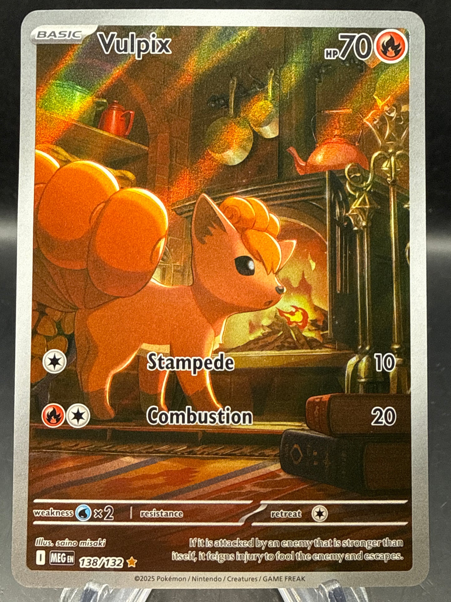 Pokémon TCG: 2025 Vulpix 138/132 MEG: Mega Evolution