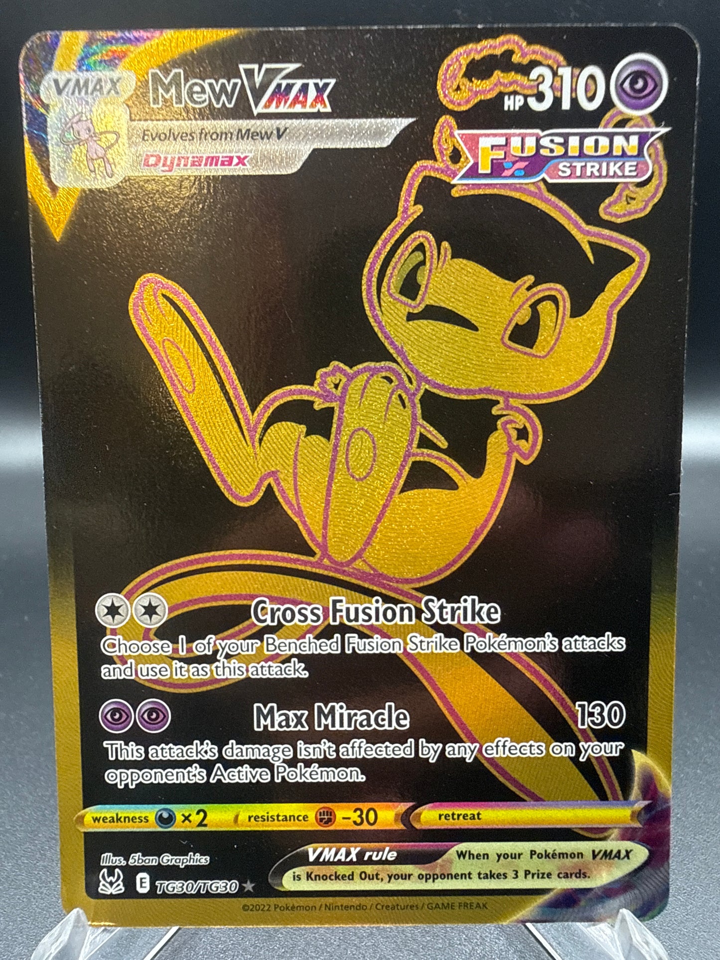 Pokémon TCG: 2022 Mew VMAX TG30/TG30 SWSH: Lost Origin Trainer Gallery