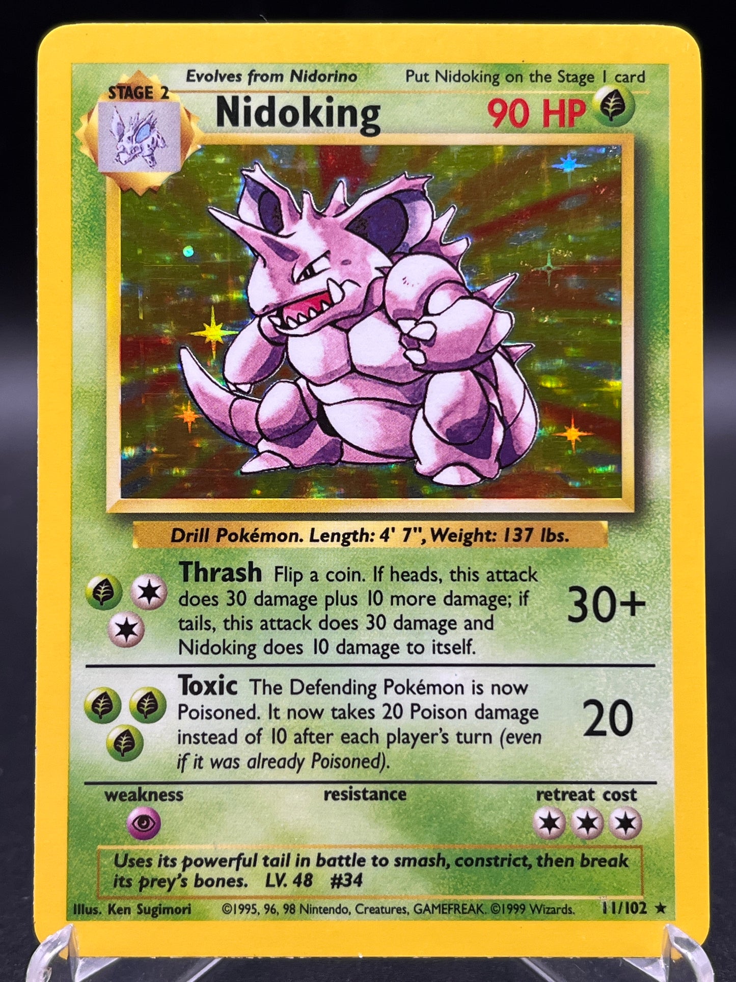 Pokemon TCG: Nidoking 11/102 - Base Set