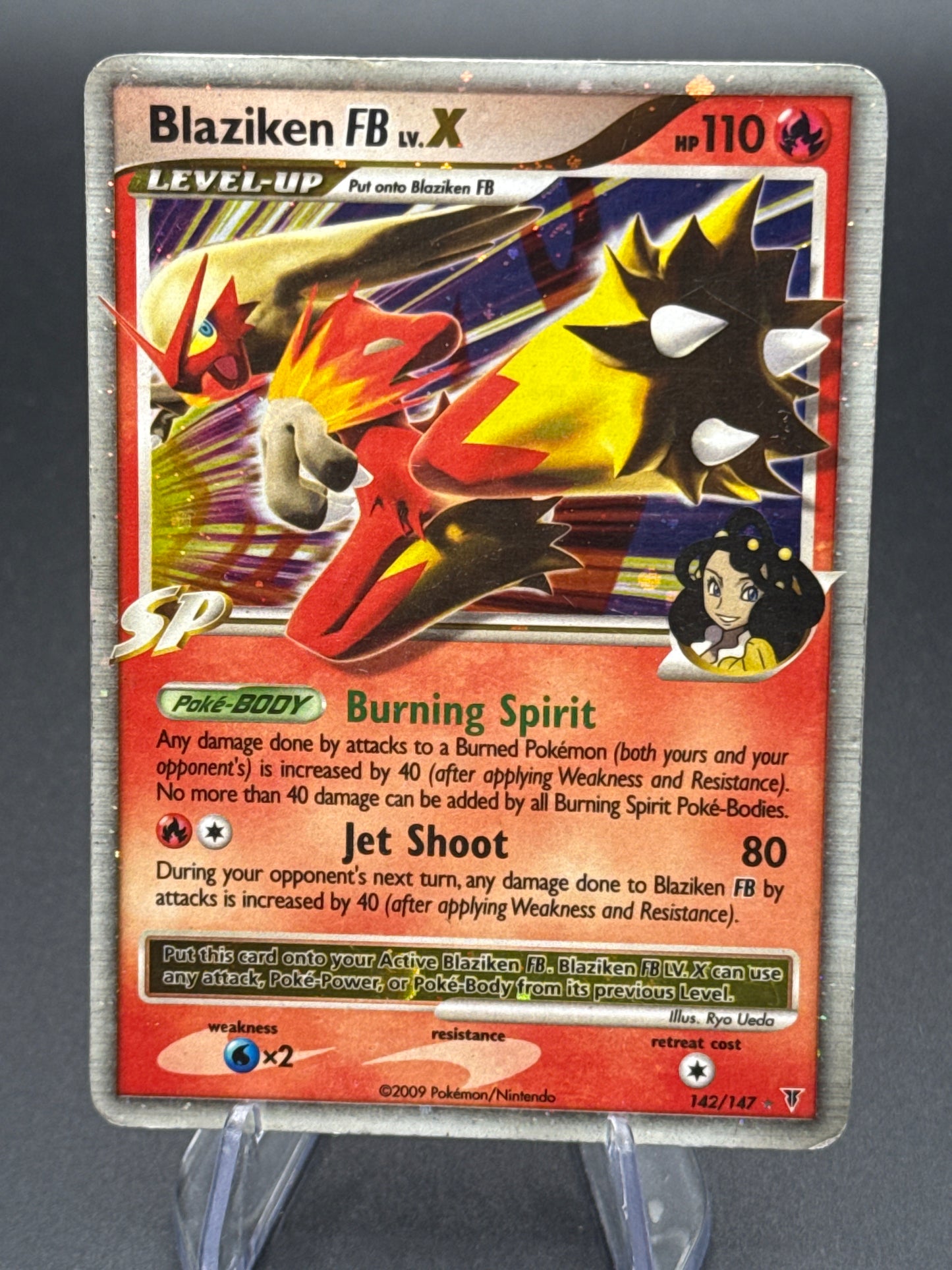 Pokémon TCG: 2009 Blaziken FB Lv.X 142/147 - Supreme Victors