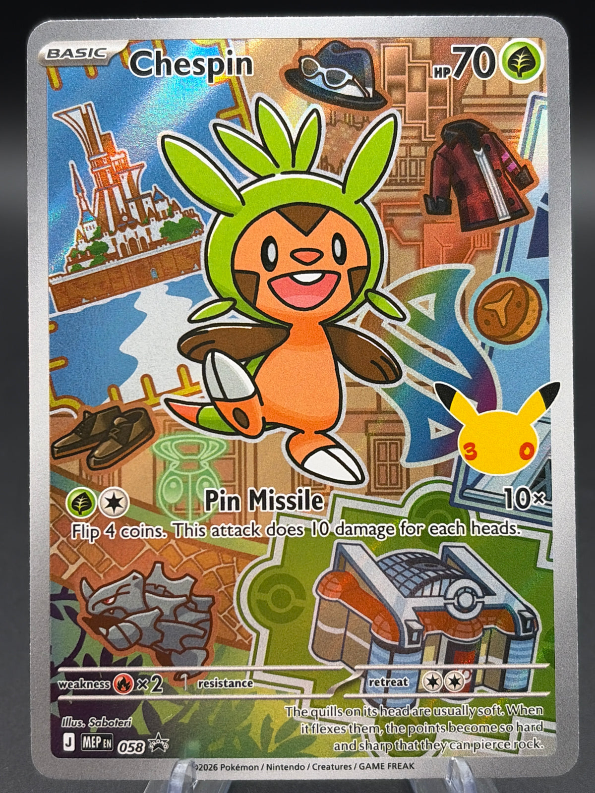 Pokémon TCG: 2025 Chespin - #058 - ME: Mega Evolution Promo