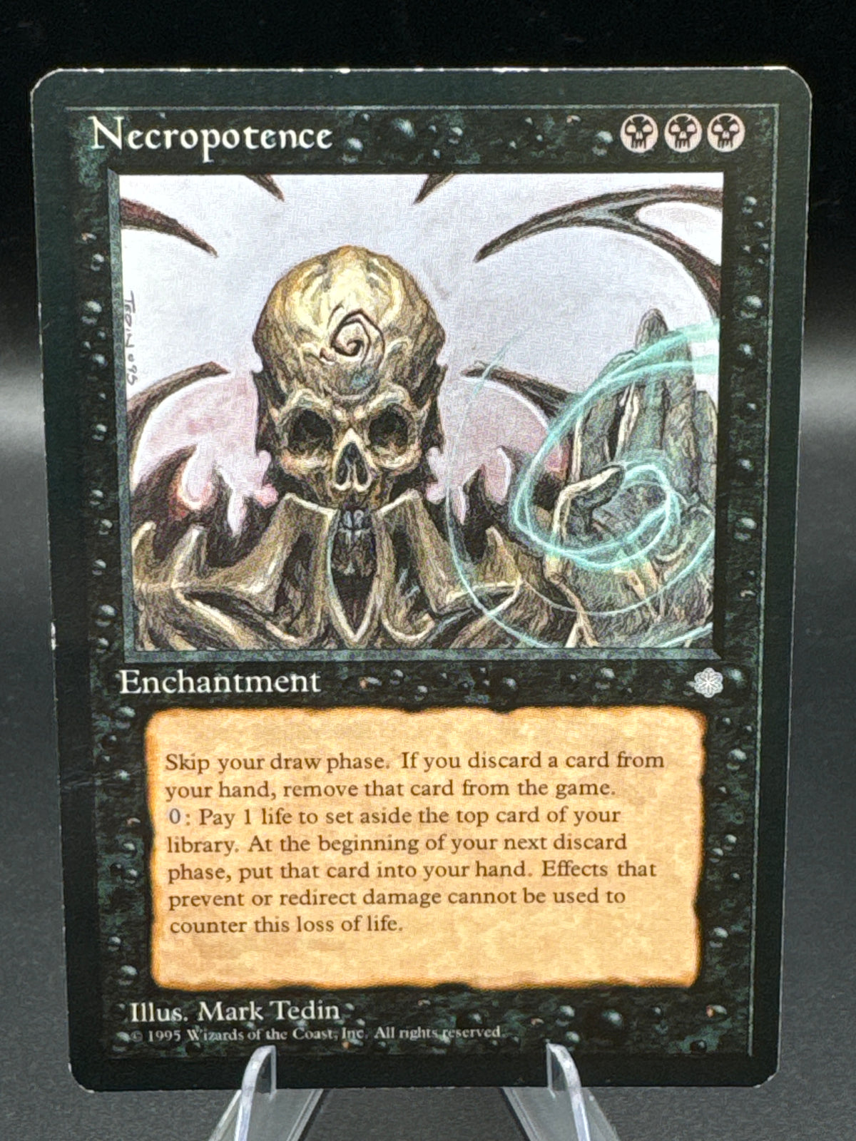 Magic The Gathering: 1995 Necropotence - Ice Age (ICE)