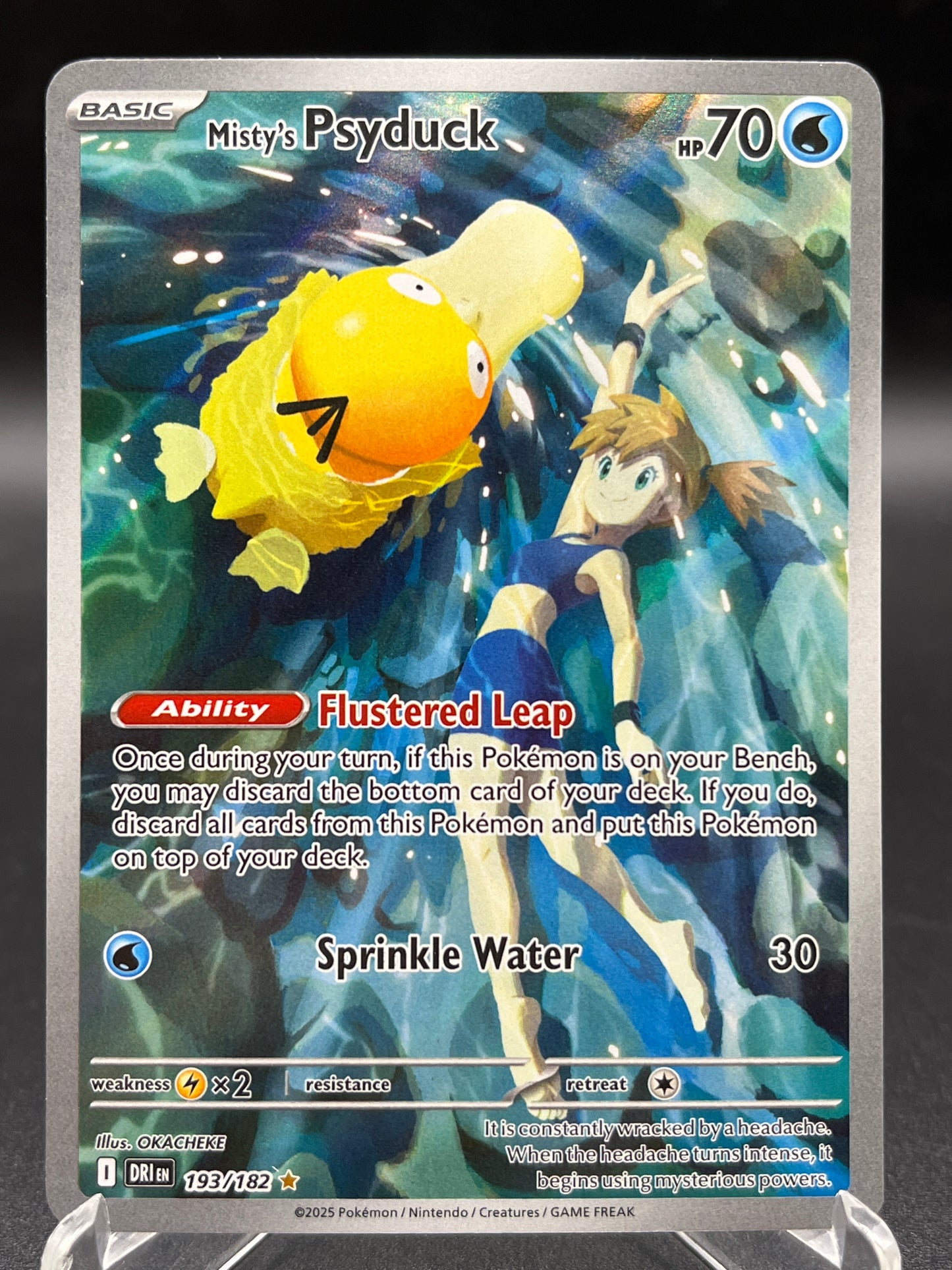 Pokémon TCG: 2025 Misty's Psyduck - 193/182 - SV: Destined Rivals
