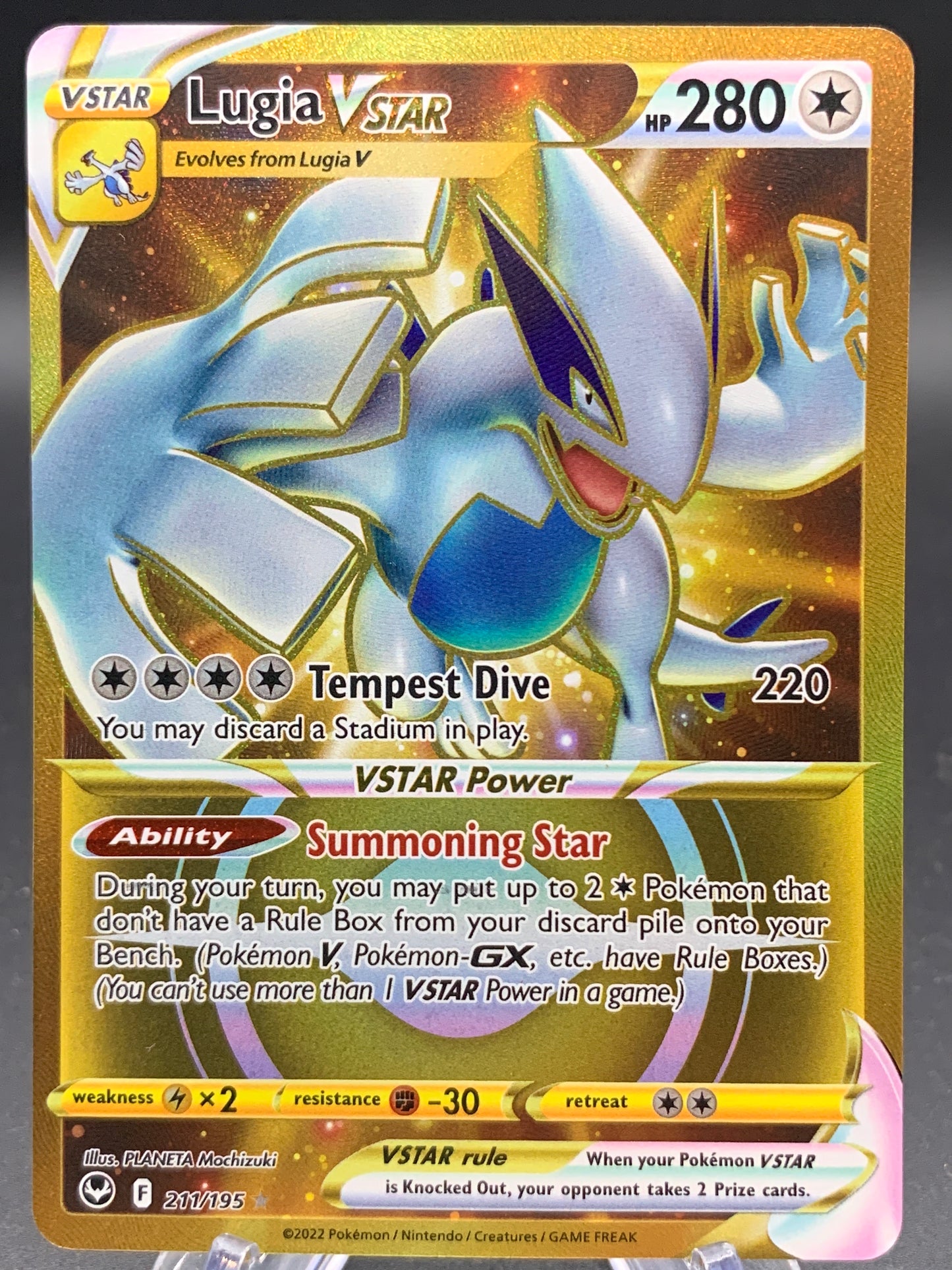 Pokémon TCG: 2022 Lugia VSTAR - 211/195 - SWSH: Silver Tempest