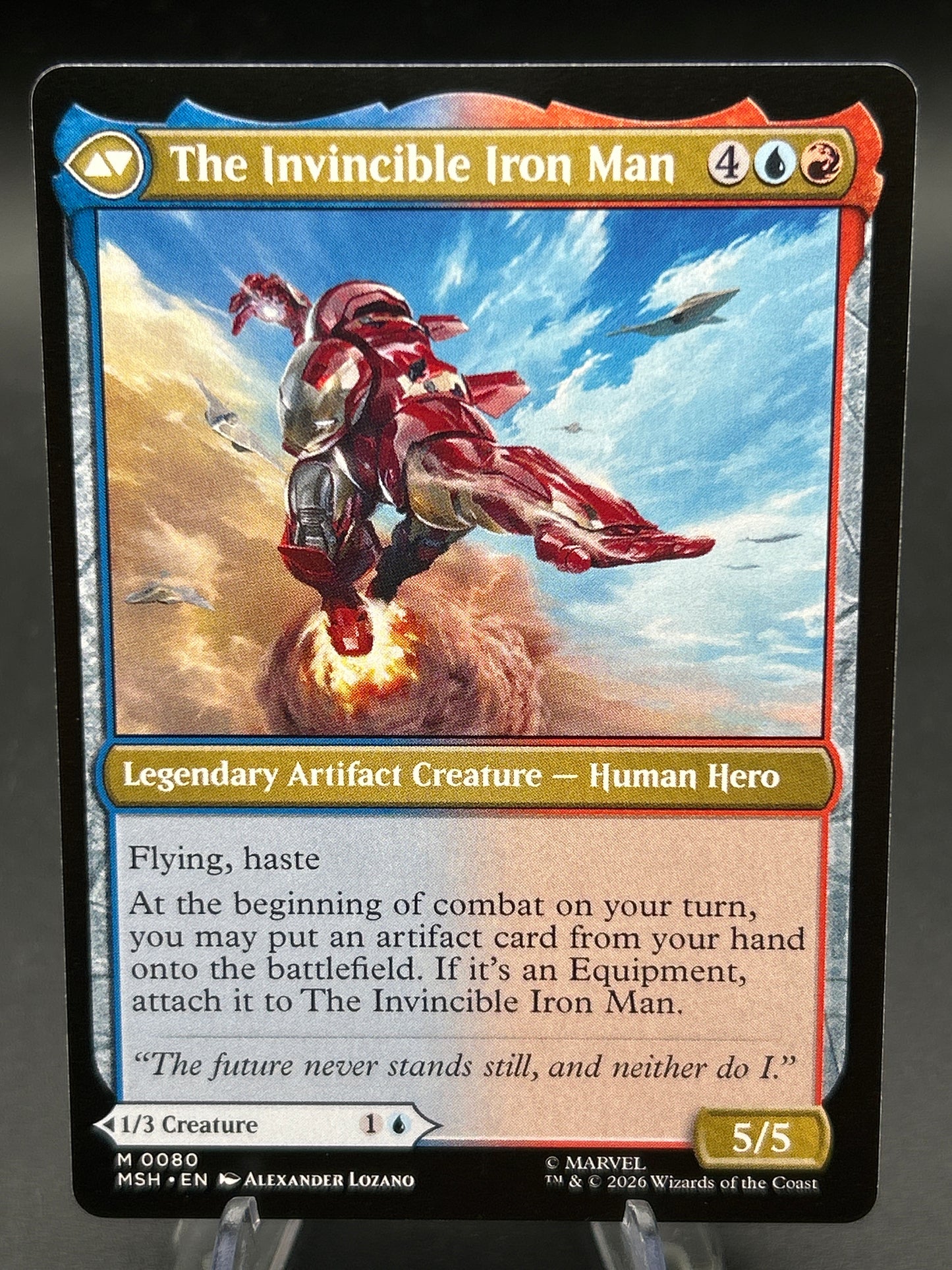 MTG TCG: Tony Stark (Borderless) M 0080 - Marvel Super Heroes
