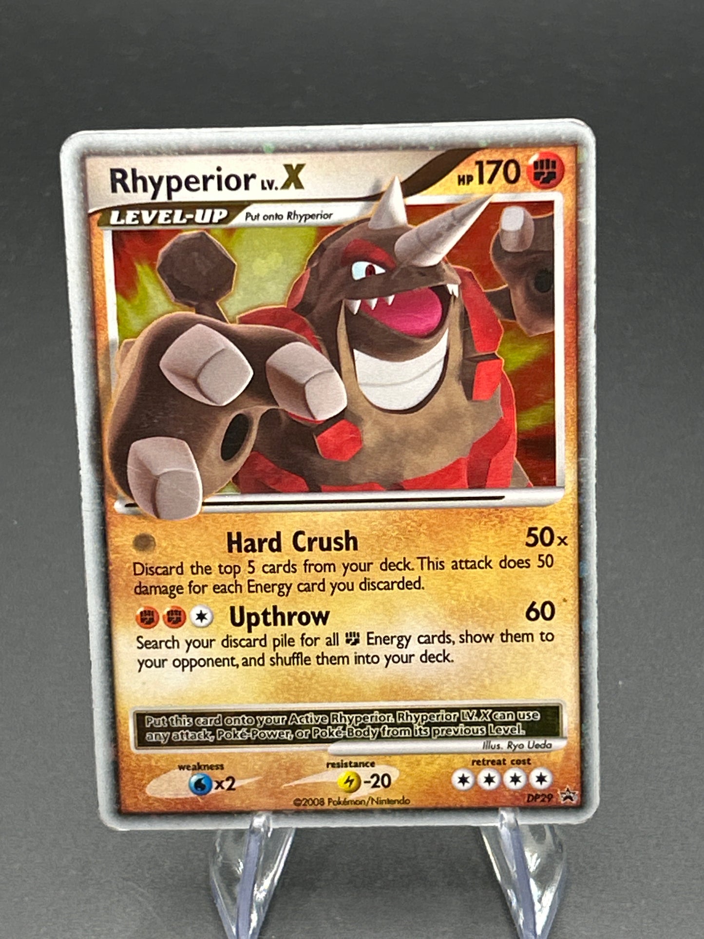 Pokémon TCG: 2007 Rhyperior LV.X DP29 DP: Diamond and Pearl Promos - DMG