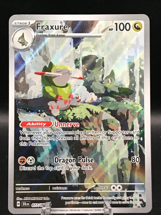 Pokémon TCG: 2024 Fraxure 077/064 S&V: Shrouded Fable
