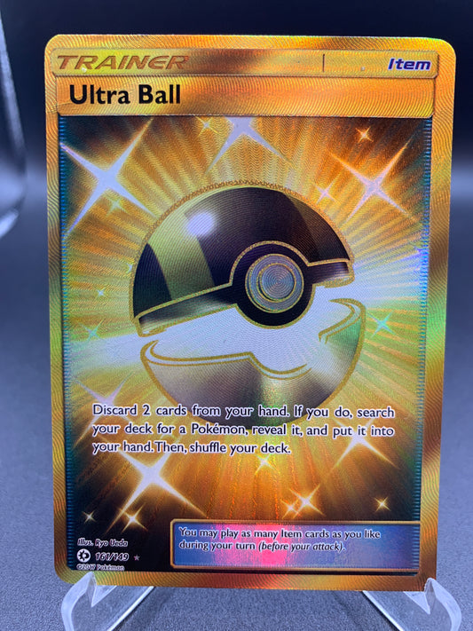 Pokémon TCG: 2017 Ultra Ball 161/149 Sun & Moon Base Set (DAMAGED)