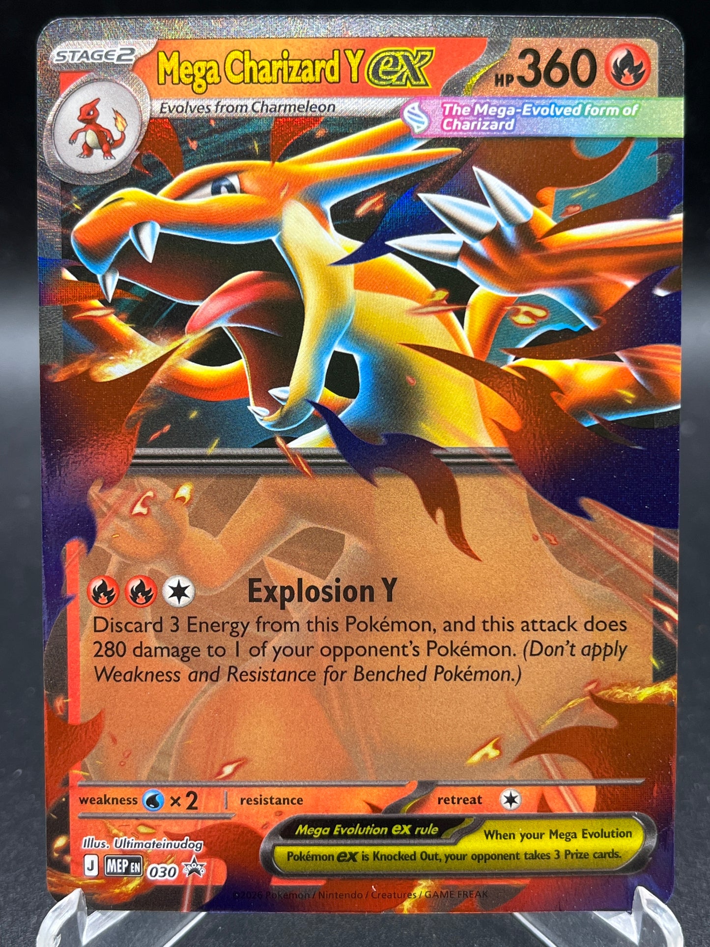 Pokémon TCG: 2026 Mega Charizard Y ex - 030 - ME: Mega Evolution Promo
