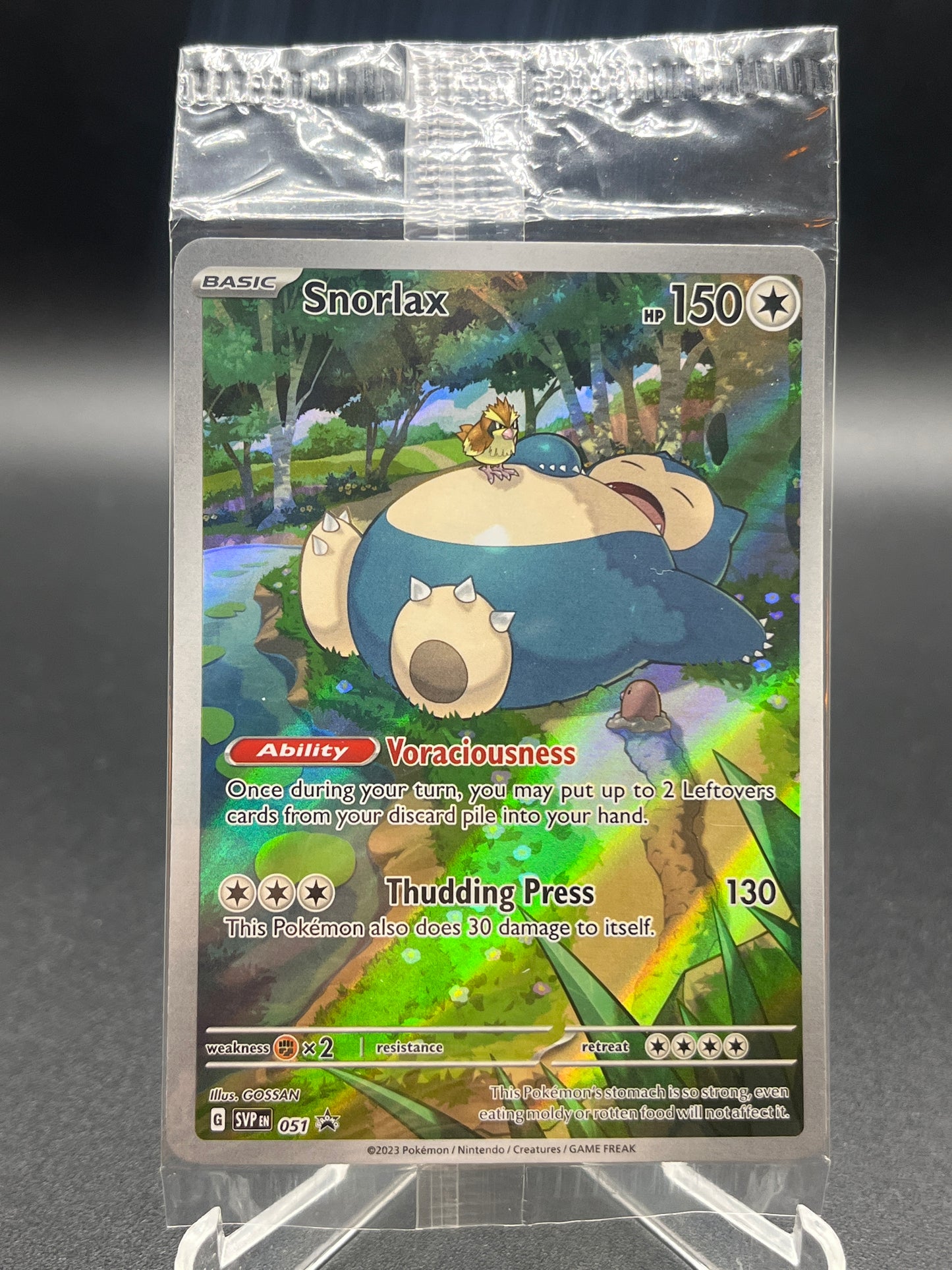 Pokémon TCG: 2023 Snorlax #051 SV: Scarlet & Violet Promo Sealed