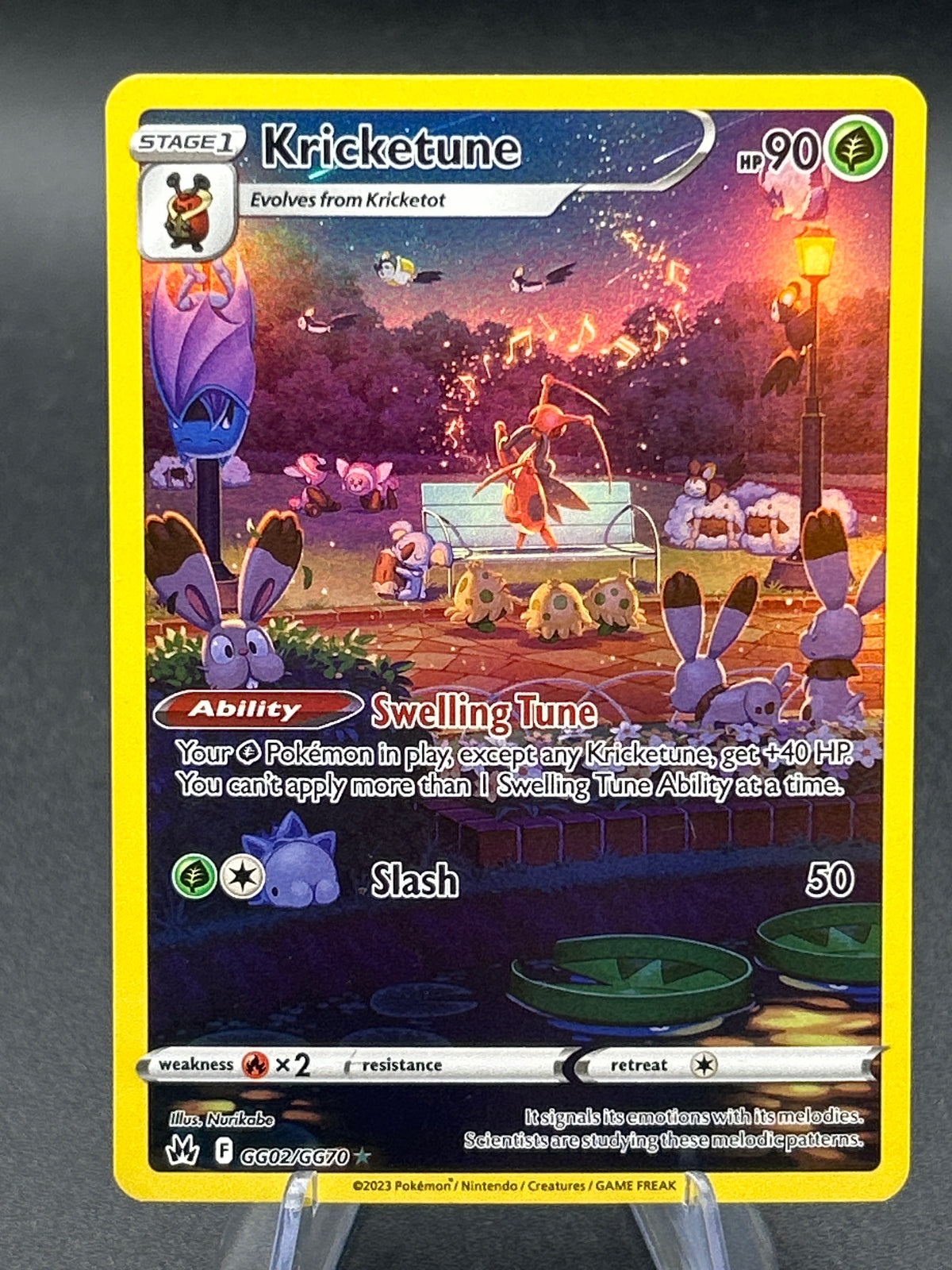 Pokémon TCG: 2023 Kricketune - GG02/GG70 - Crown Zenith: Galarian Gallery