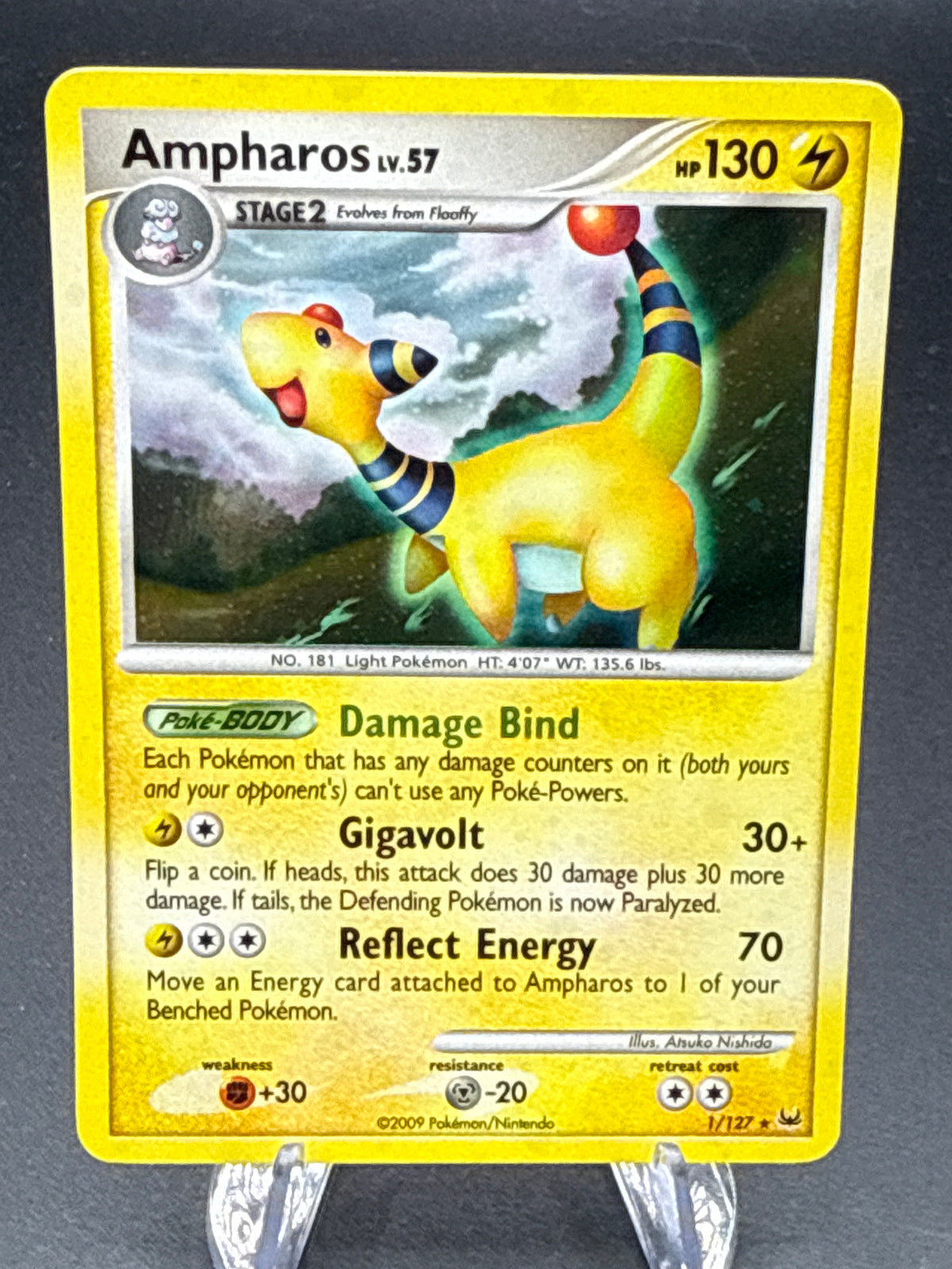 Pokémon TCG: 2009 Ampharos - Platinum (PL)