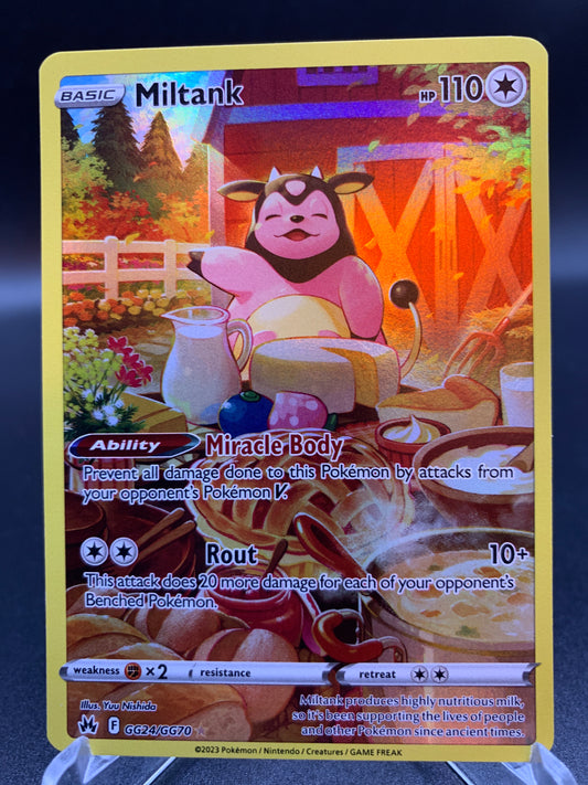 Pokémon TCG: 2023 Miltank GG24/GG70 SWSH: Crown Zenith Galarian Gallery