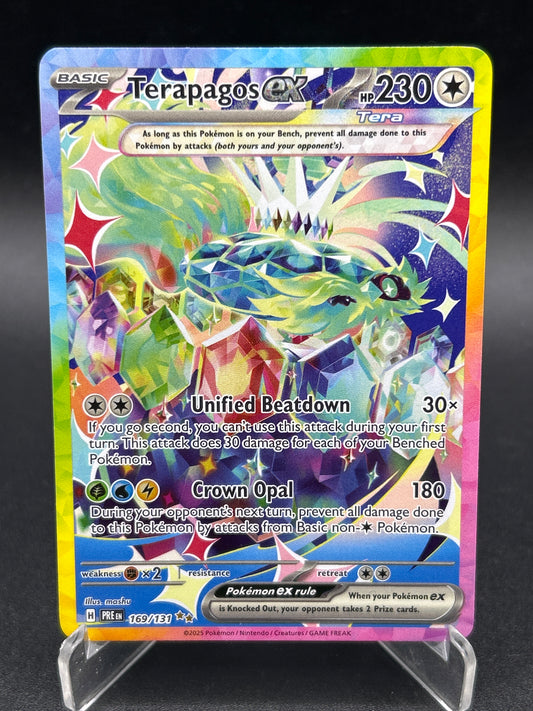 Pokémon TCG: 2025 Terapagos ex 169/131 SV: Prismatic Evolutions