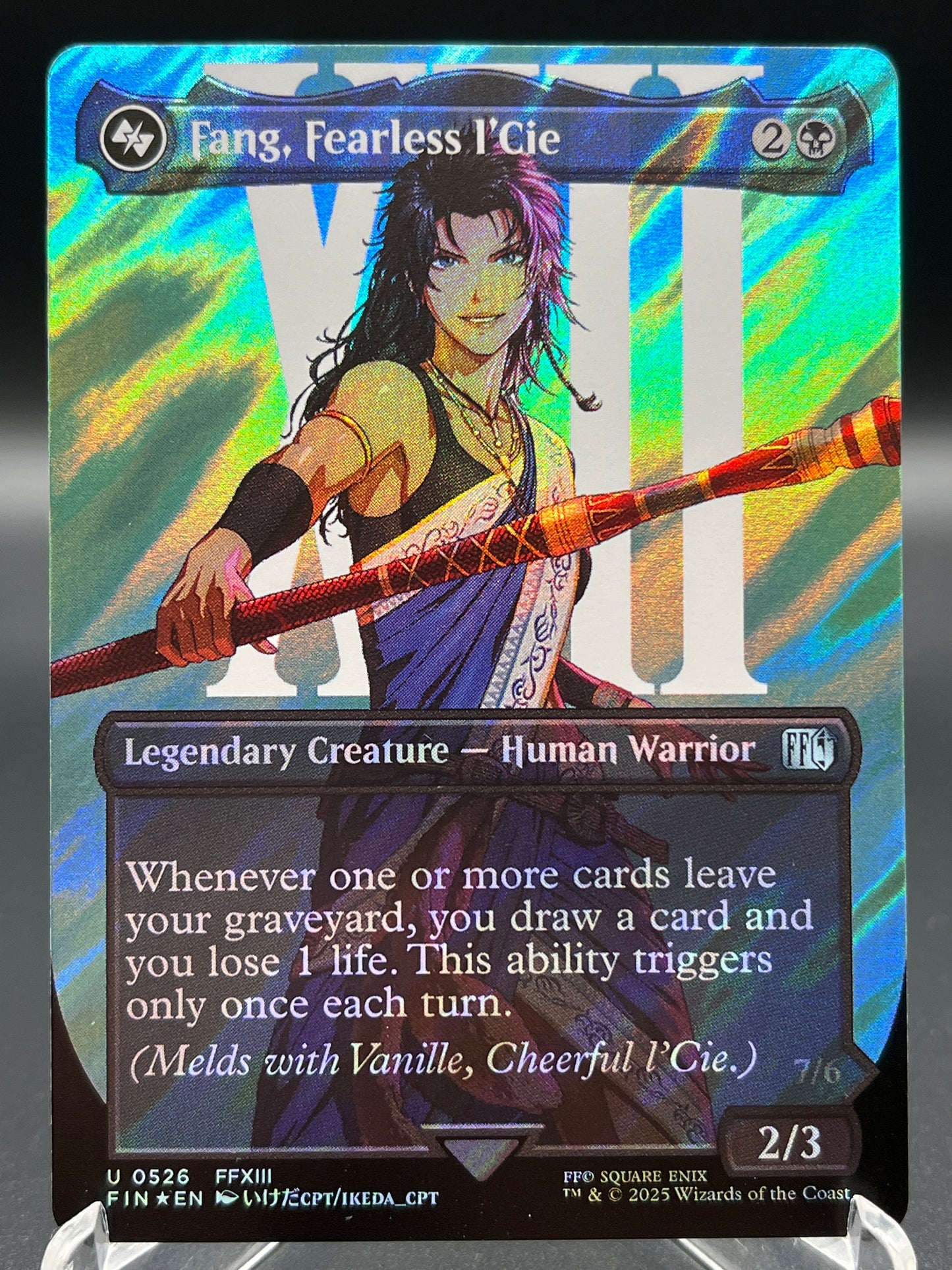 MTG TCG: Fang, Fearless l'Cie (Borderless) (Surge Foil) - FINAL FANTASY (FIN)