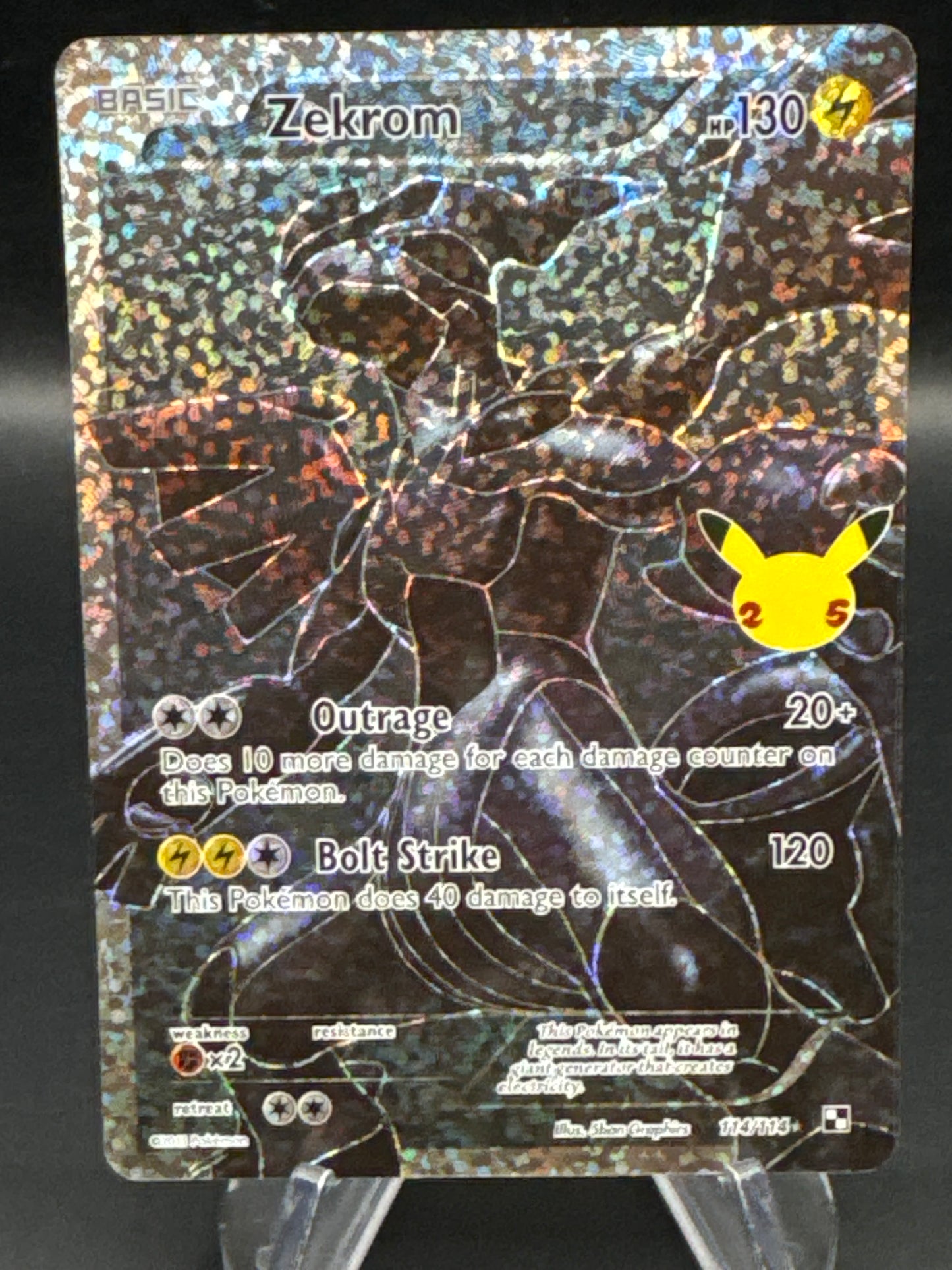 Pokémon TCG: 2021 Zekrom - 114/114 - Celebrations: Classic Collection