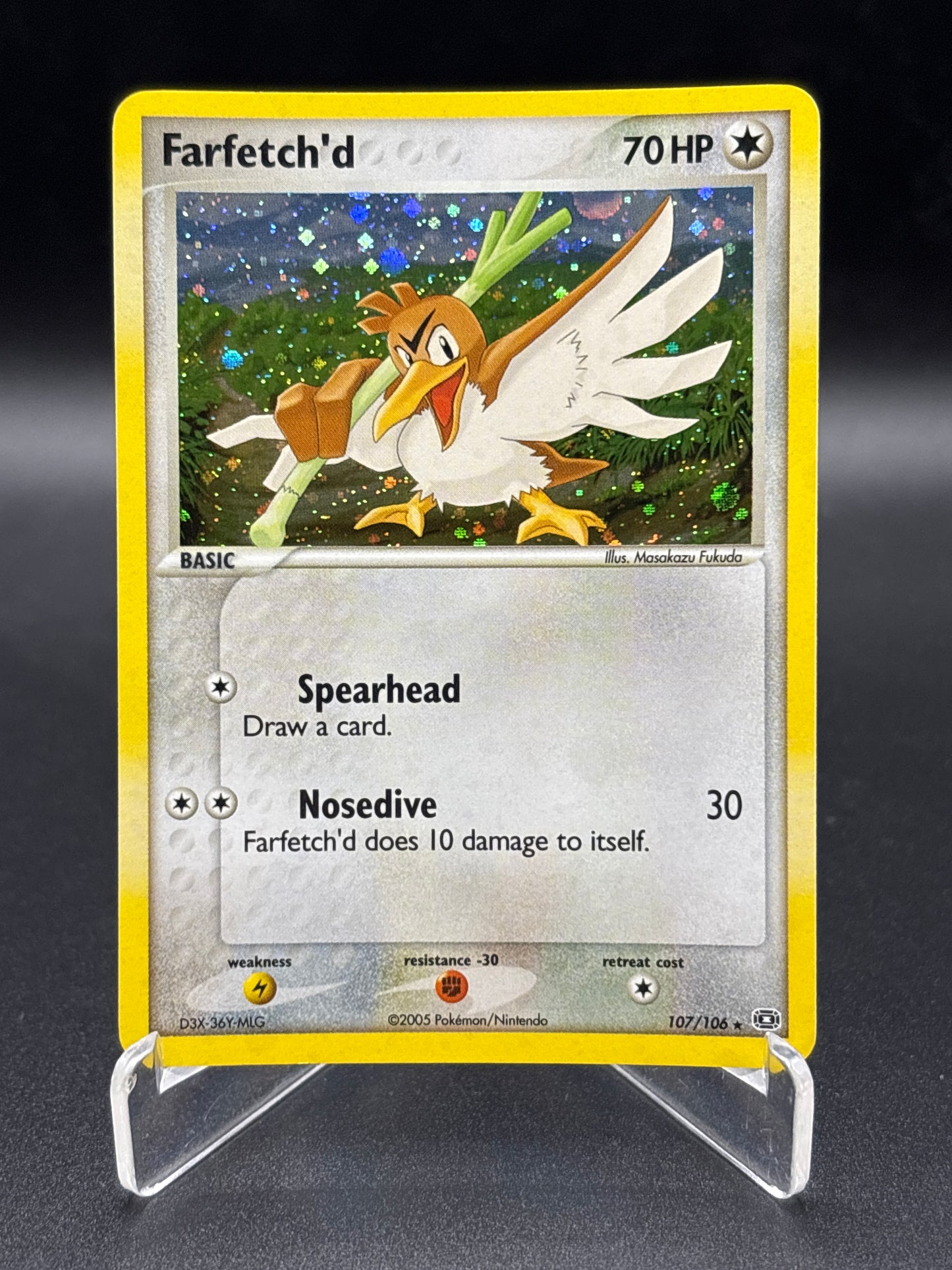 Pokémon TCG: 2005 Farfetch'd - 107/106 - Emerald Secret Rare