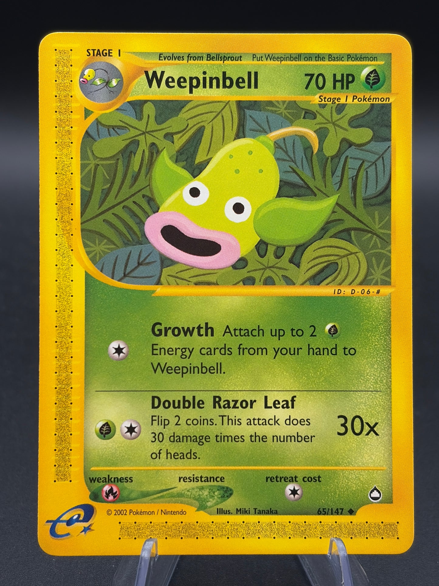 Pokémon TCG: 2002 Weepinbell - Aquapolis (AQ)