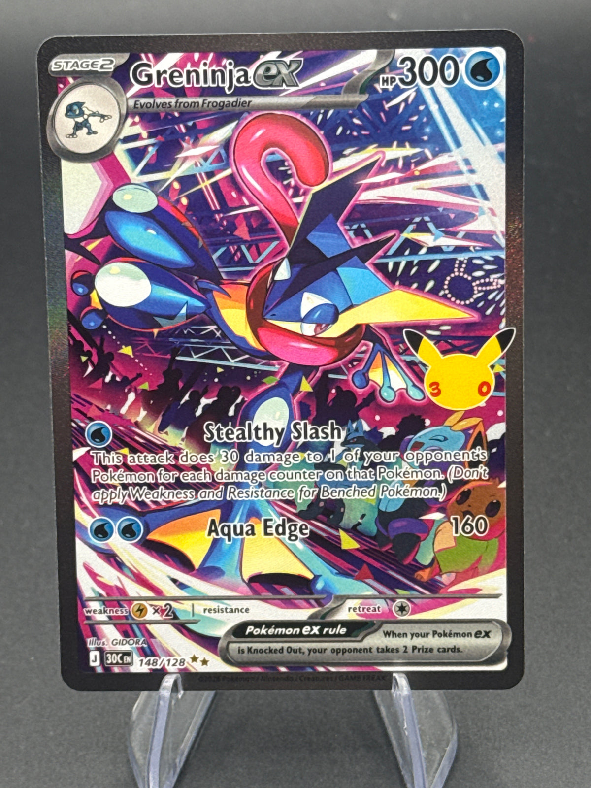 Pokémon TCG: 2026 Greninja 148/128 - ME: 30th Celebration (30C)