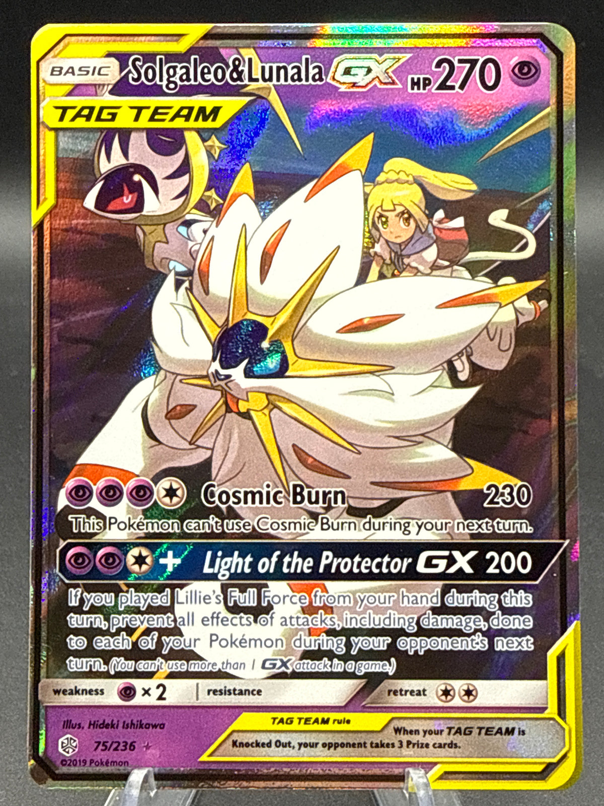 Pokémon TCG: 2019 Solgaleo & Lunala GX - 75/236 - SM: Cosmic Eclipse