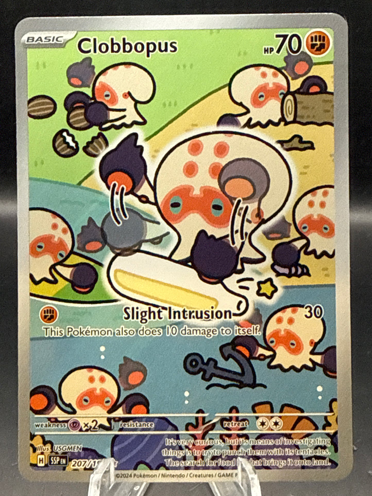 Pokémon TCG: 2024 Clobbopus 207/191 SV: Surging Sparks