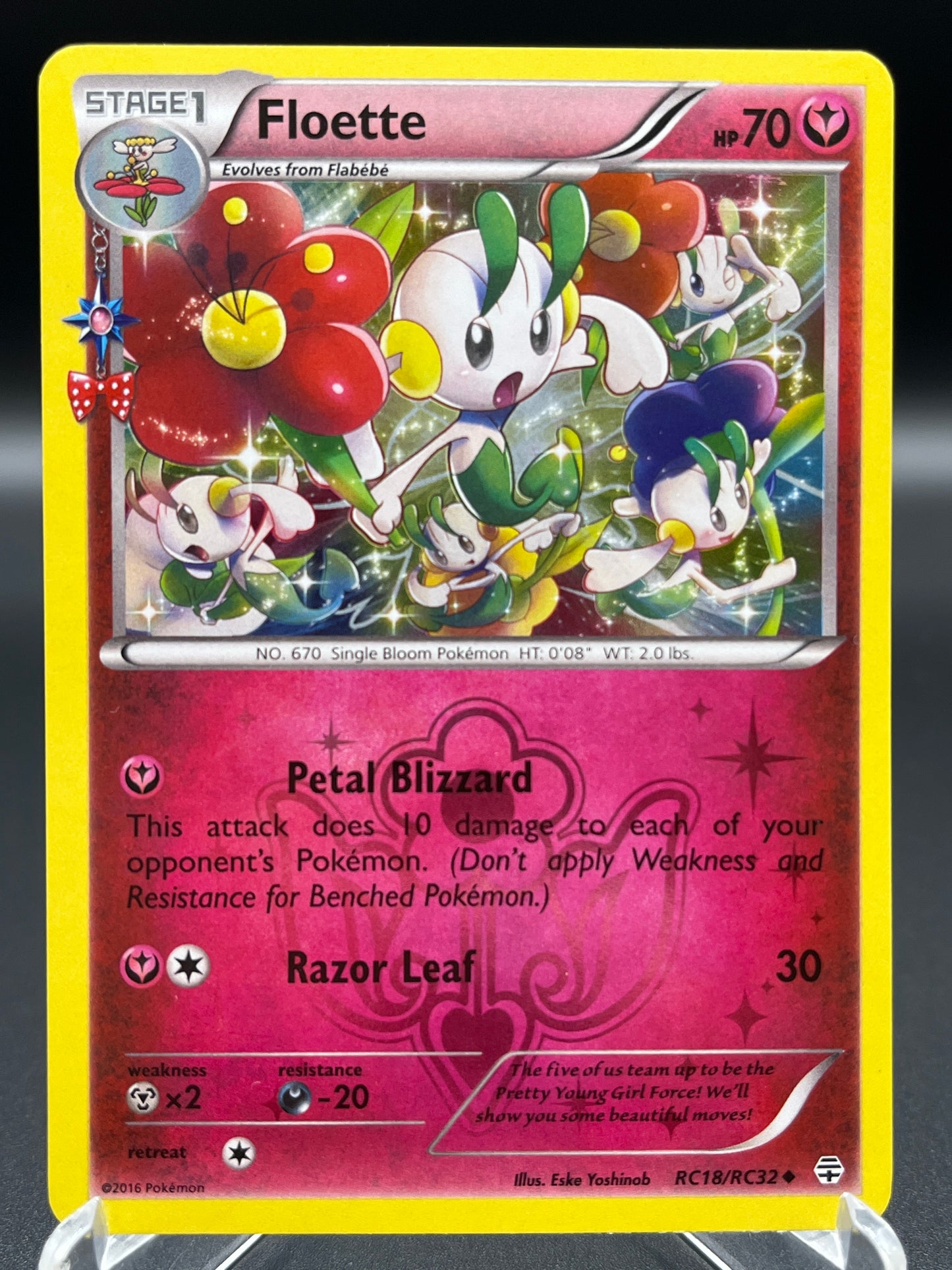 Pokémon TCG: 2016 Floette RC18/RC32 XY: Generations Radiant Collection
