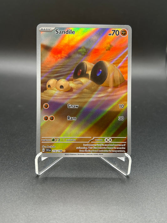 Pokémon TCG: 2023 Sandile - 216/198 - SV: Scarlet & Violet Base Set