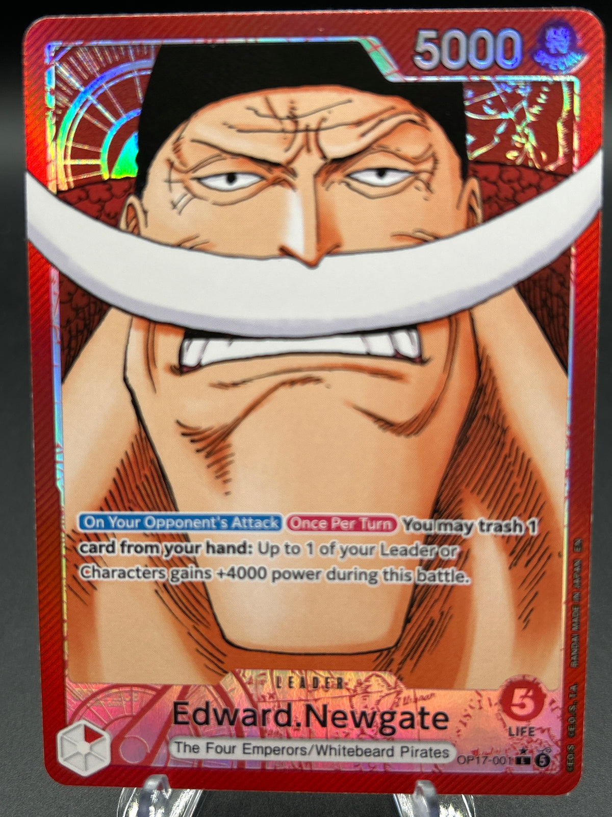 One Piece TCG: Edward. Newgate OP17- The Worlds Strongest Warriors