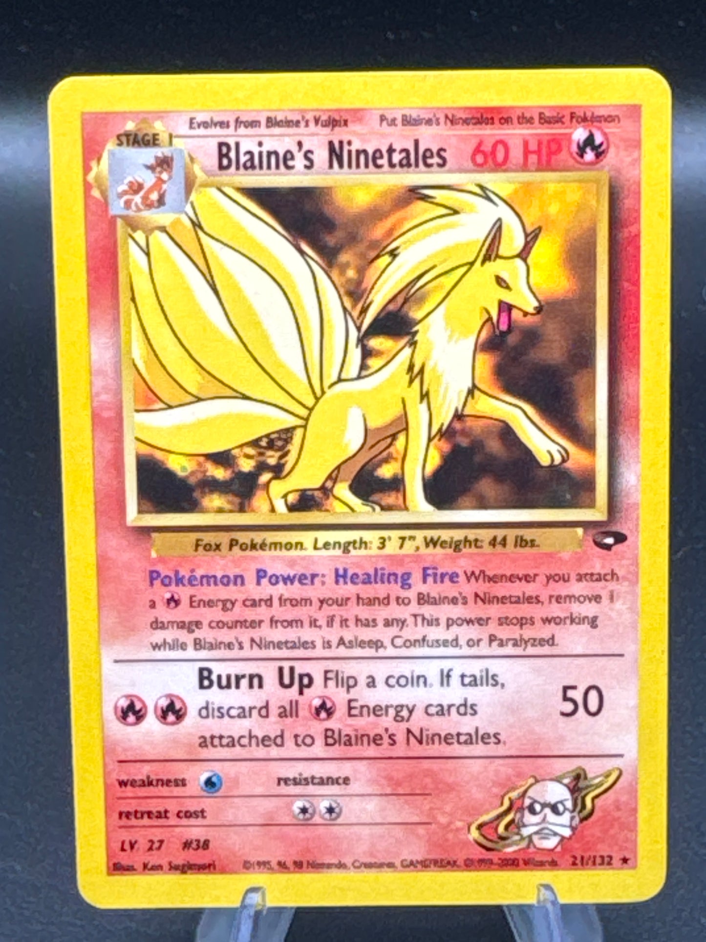 Pokémon TCG: Blaine's Ninetales 21/132 Gym Challenge