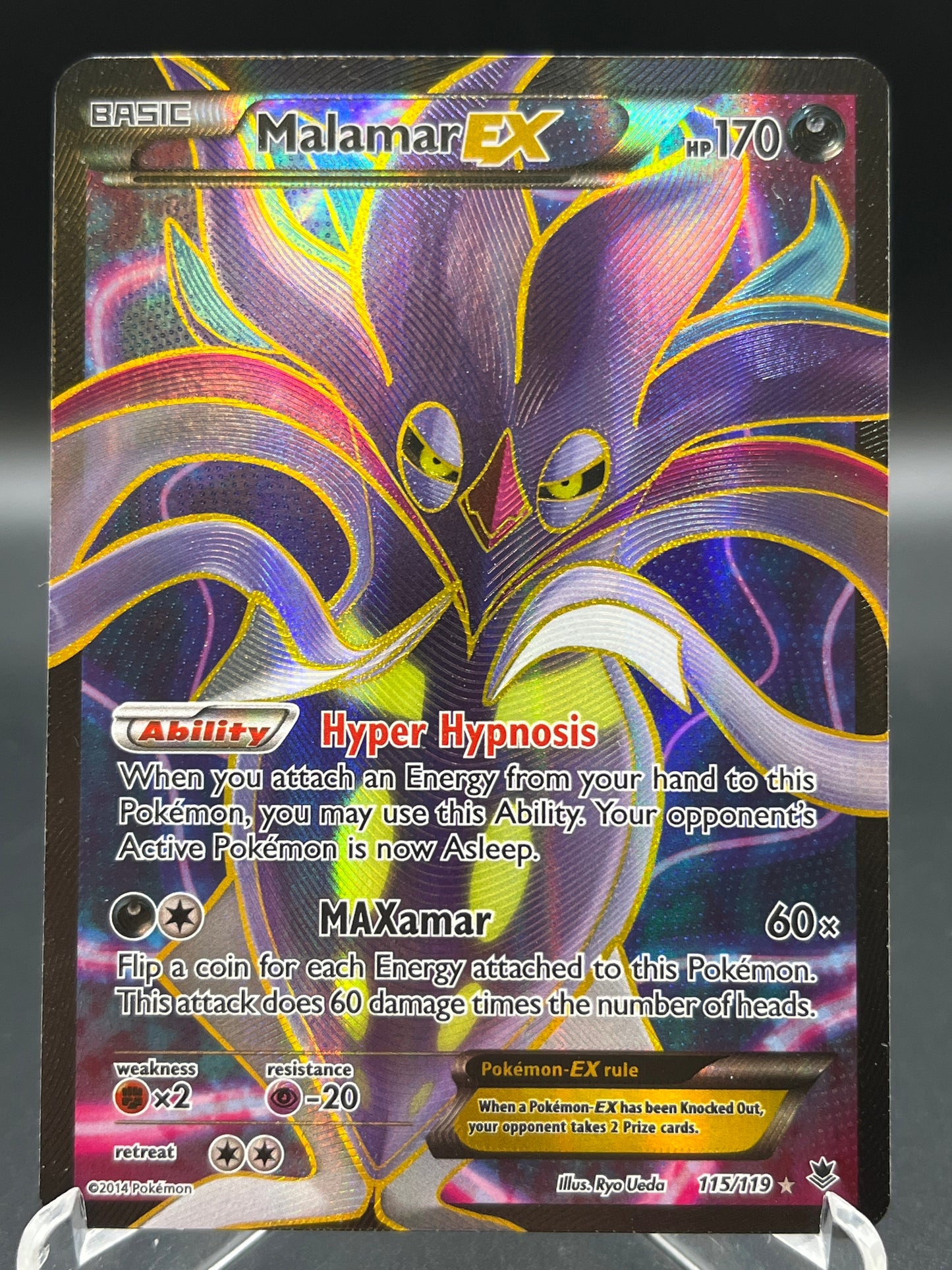 Pokémon TCG: 2014 Malamar Ex - 115/119 - XY: Phantom Forces