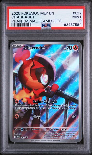 PSA 9 Pokémon TCG: 2025 Charcadet - #022 - MEP: Mega Evolution Promo