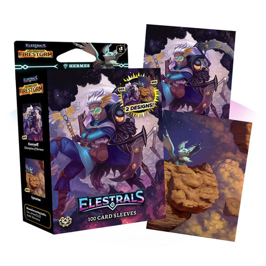 Elestrals: Firestorm - Carryoff Champion of Hermes Card Sleeves