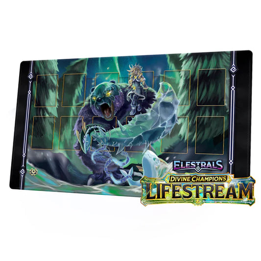 Elestrals: Lifestream - Playmat- Glaciursa, Champion of Khione
