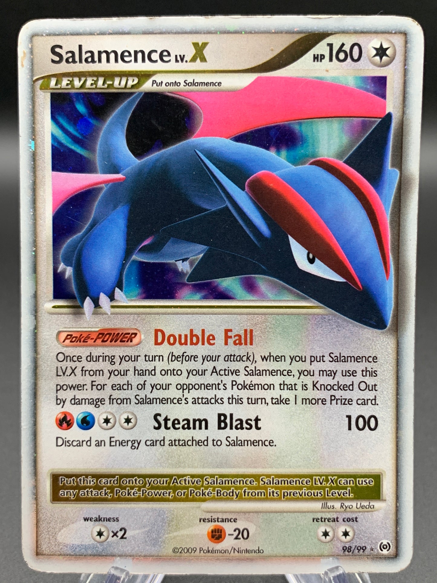 Pokémon TCG: 2009 Salamence LV.X - 98/99 - Platinum: Arceus
