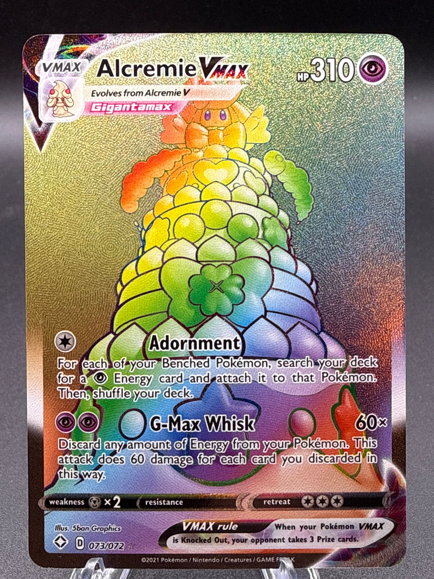 Pokémon TCG: 2021 Alcremie VMAX - 073/072 - SWSH: Shining Fates