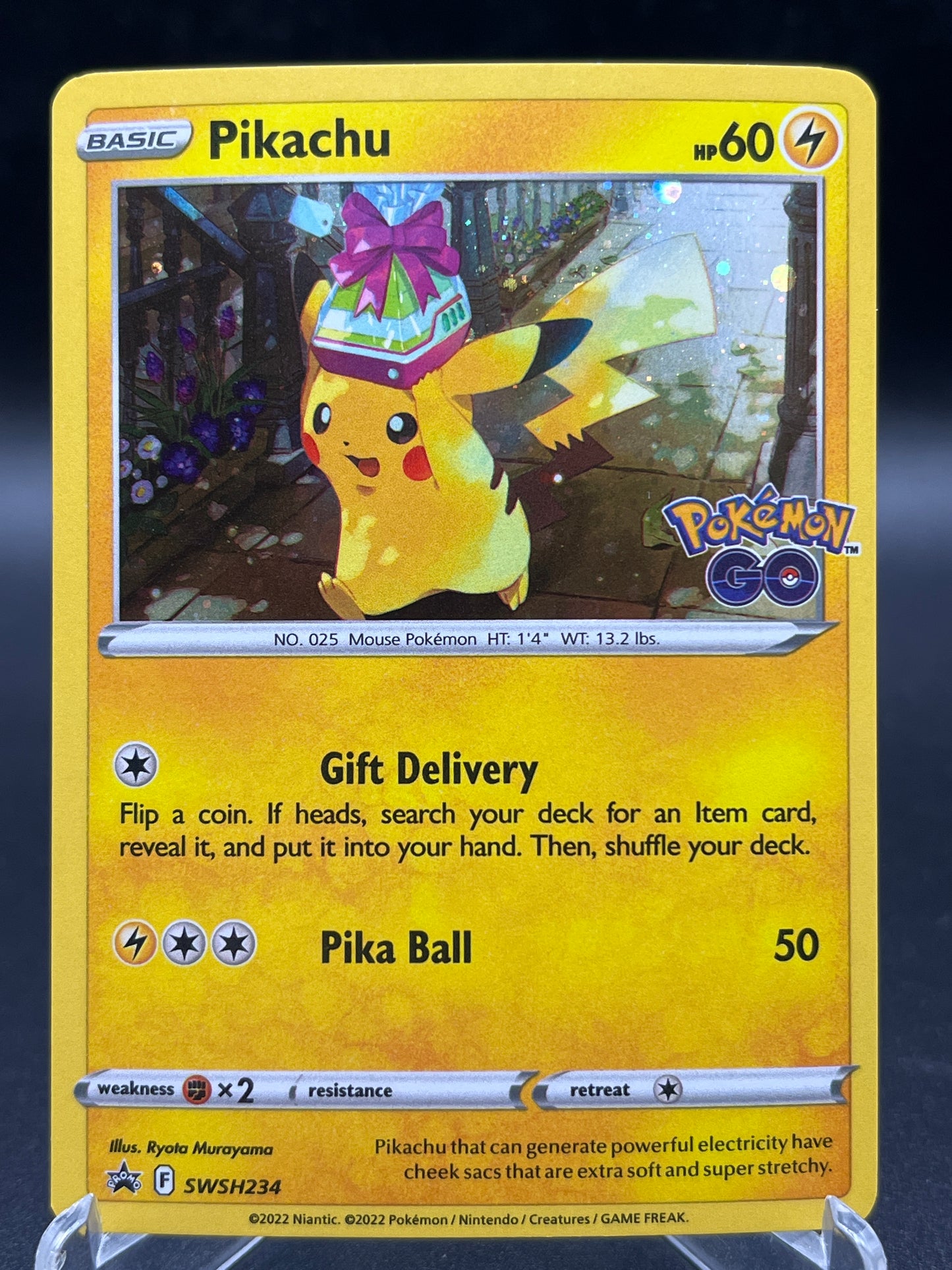 Pokémon TCG: Pikachu Pokémon Go SWSH234 Sword & Shield Promo