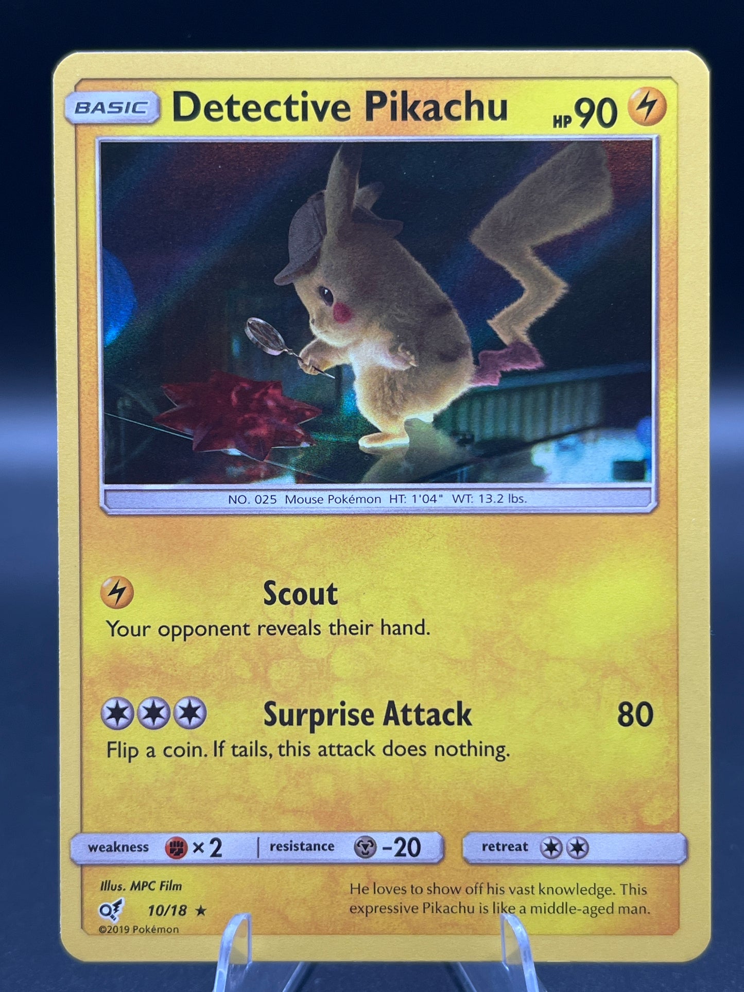 Pokémon TCG: 2019 Detective Pikachu 10/18 - Detective Pikachu