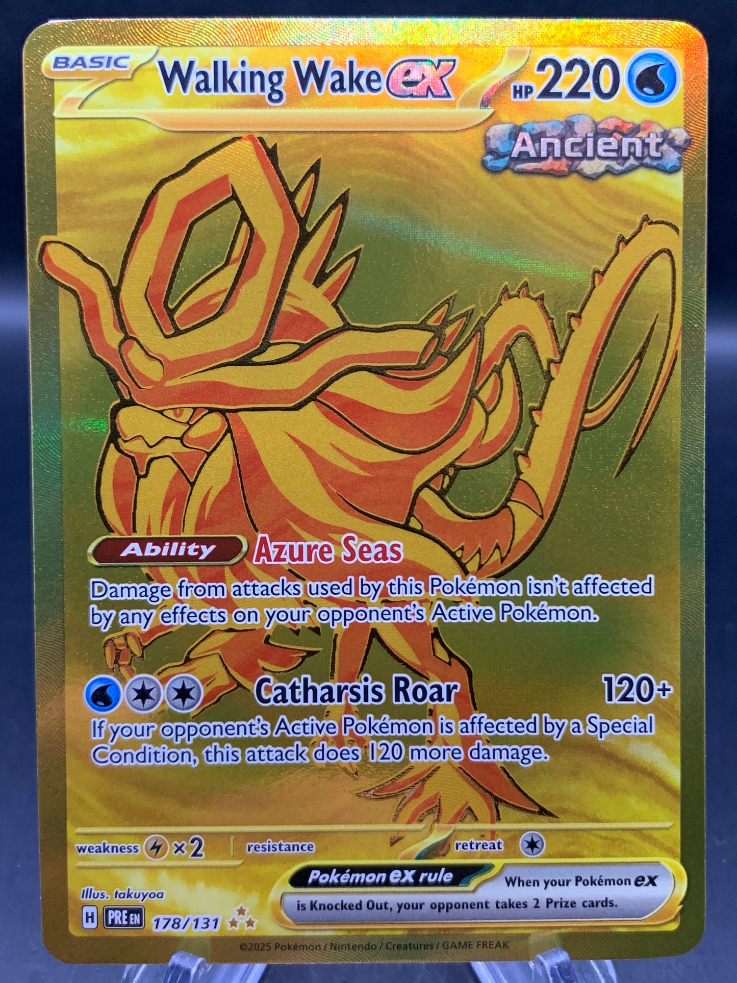 Pokémon TCG: 2025 Walking Wake ex - 178/131 - SV: Prismatic Evolutions