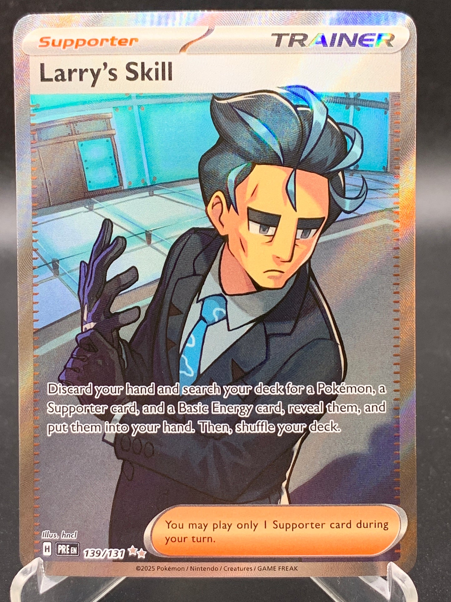 Pokémon TCG: 2025 Larry's Skill - 139/131 - SV: Prismatic Evolutions