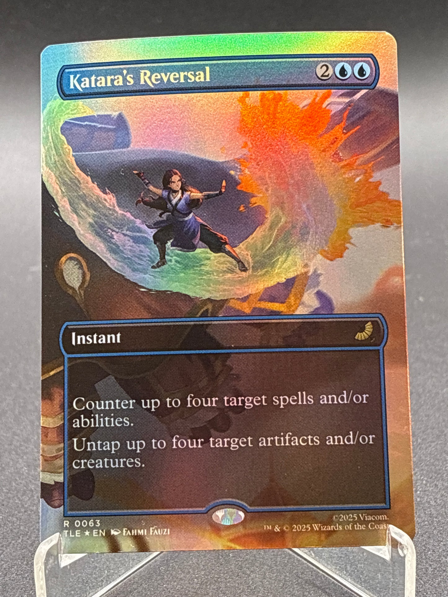 MTG TCG: Katara's Reversal (Borderless) R 0063 TLA: Avatar the Last Airbender