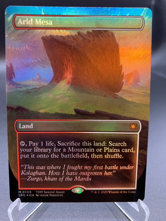 MTG TCG: Arid Mesa (Borderless) M 0109 SPG: Special Guests