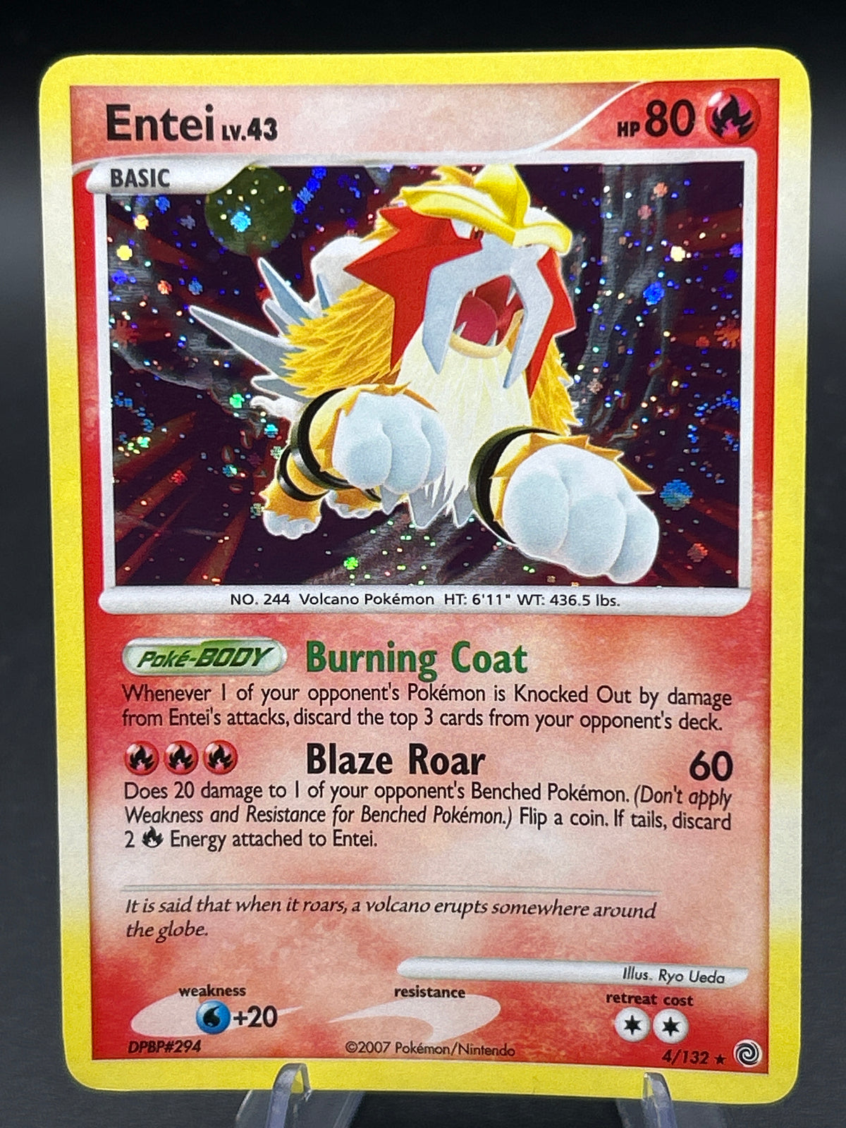 Pokémon TCG: 2007 Entei 4/132 Secret Wonders
