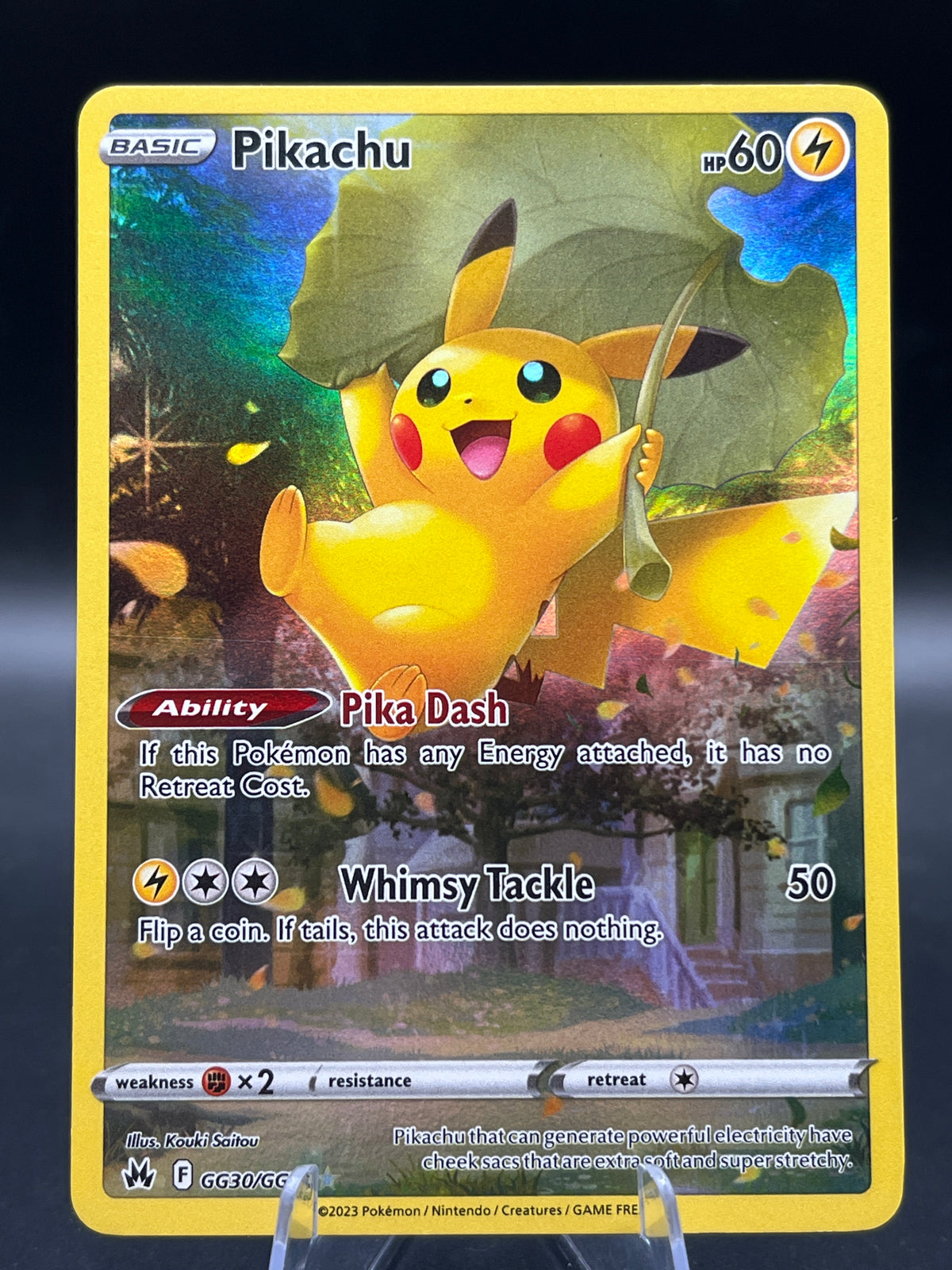 Pokémon TCG: 2023 Pikachu GG30/GG70 SWSH: Crown Zenith Galarian Gallery
