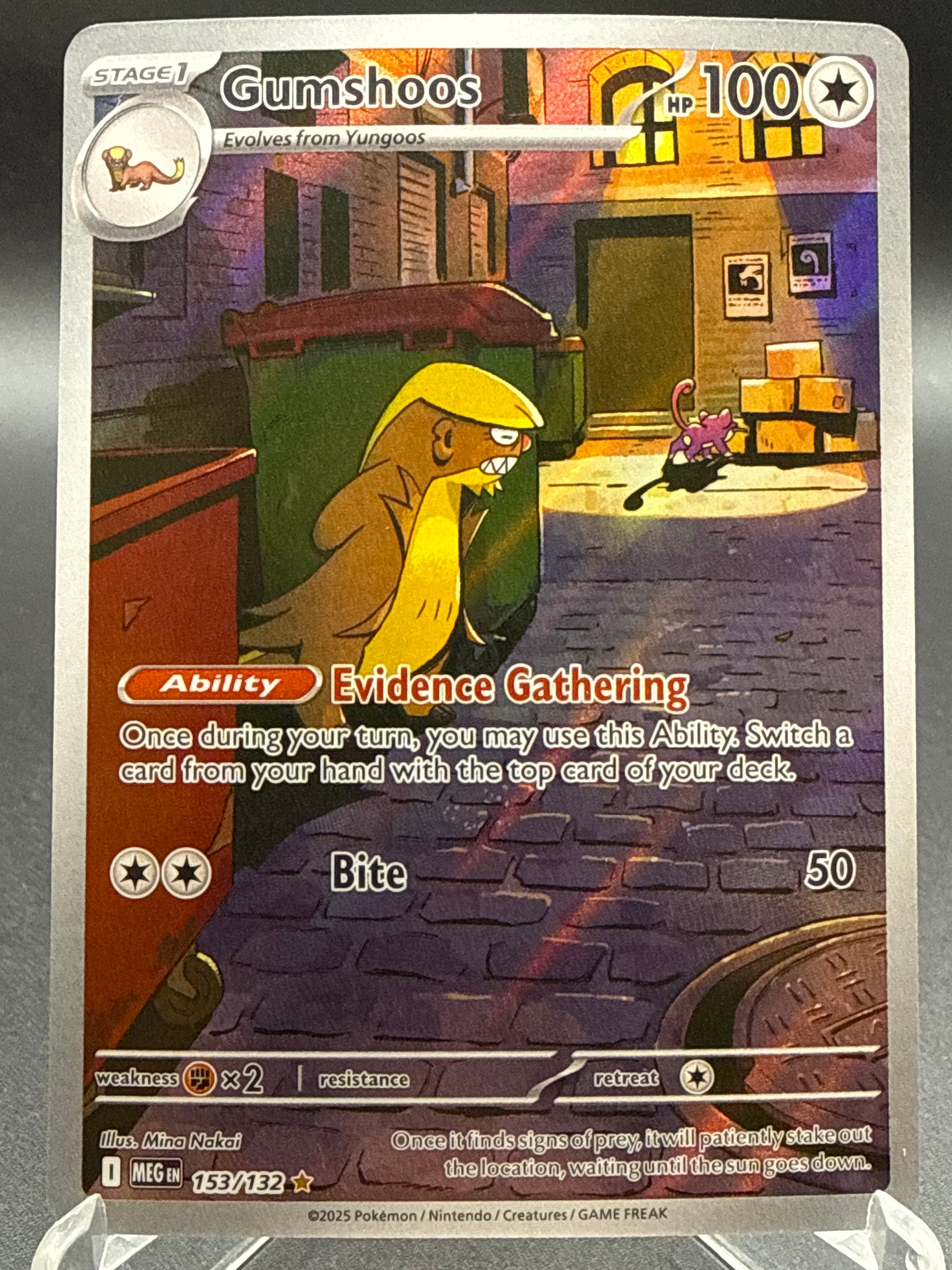 Pokémon TCG: 2025 Gumshoos - 153/132 - MEG: Mega Evolution