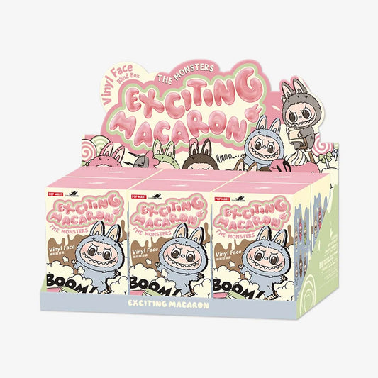 THE MONSTERS - Exciting Macaron - Vinyl Plush Pendant Blind Box (Single Box)