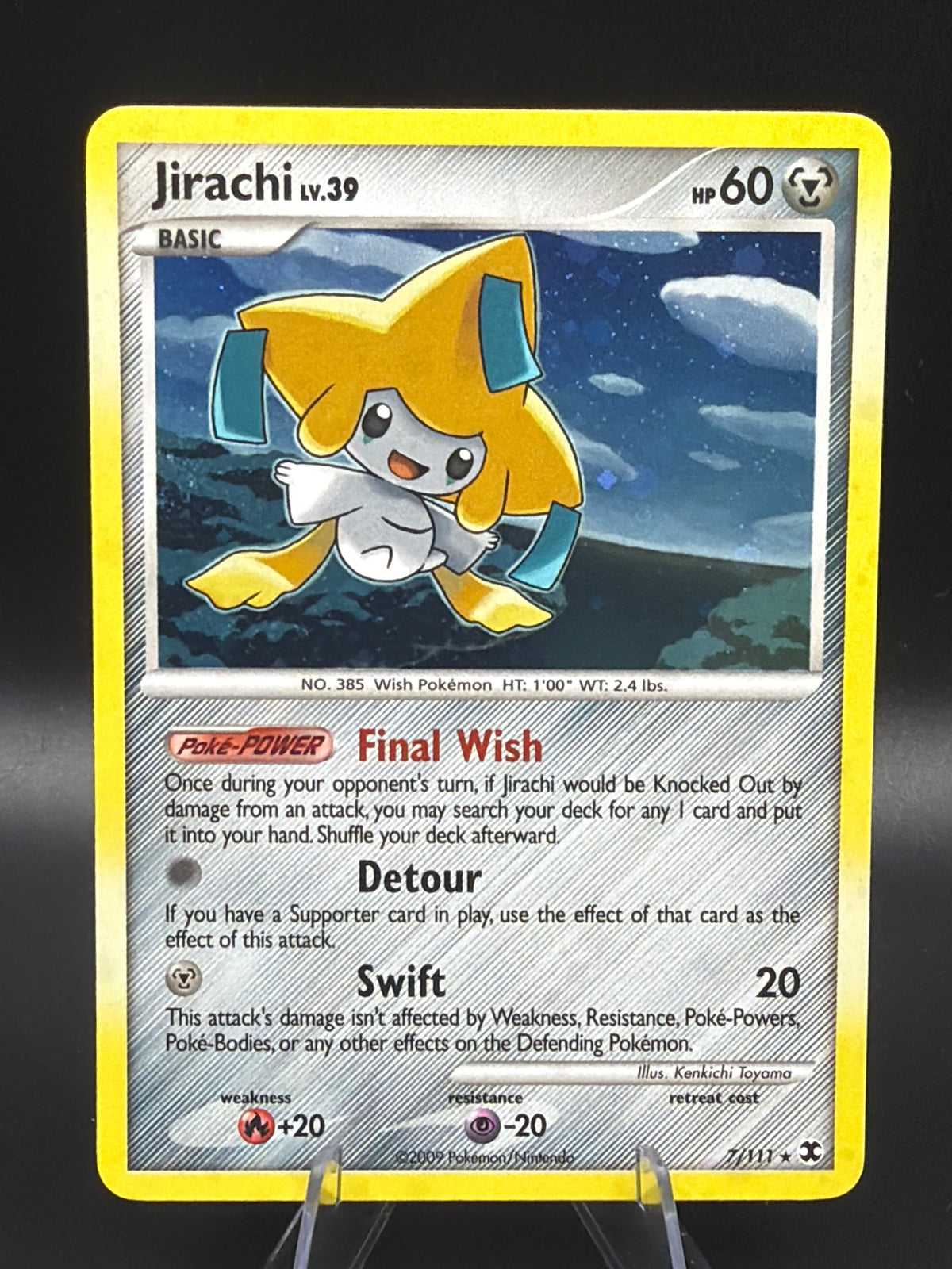 Pokémon TCG: 2008 Jirachi LV.39 7/111 Rising Rivals