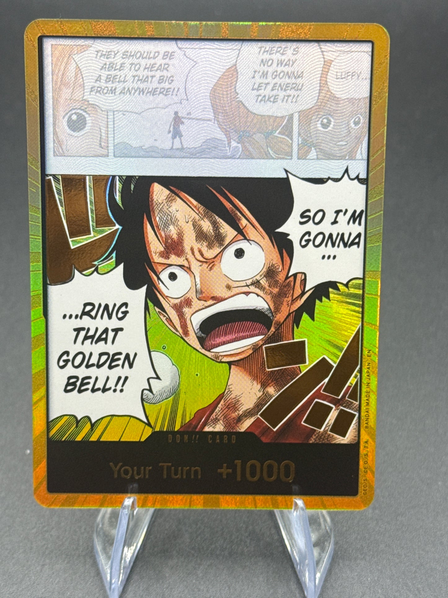 One Piece TCG: DON!! Card (Luffy) (Gold) OP15-EB04 - Adventure on Kami's Island