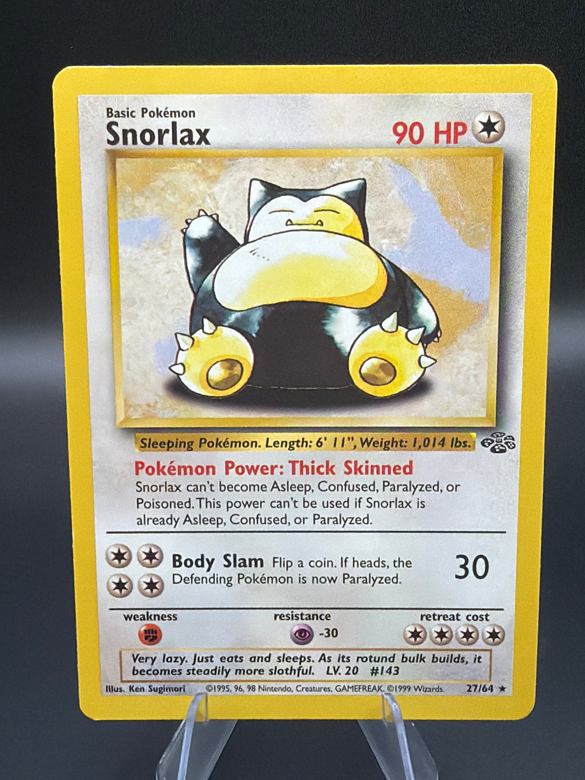Pokémon TCG: 1999 Italian Snorlax - 27/64 - Jungle
